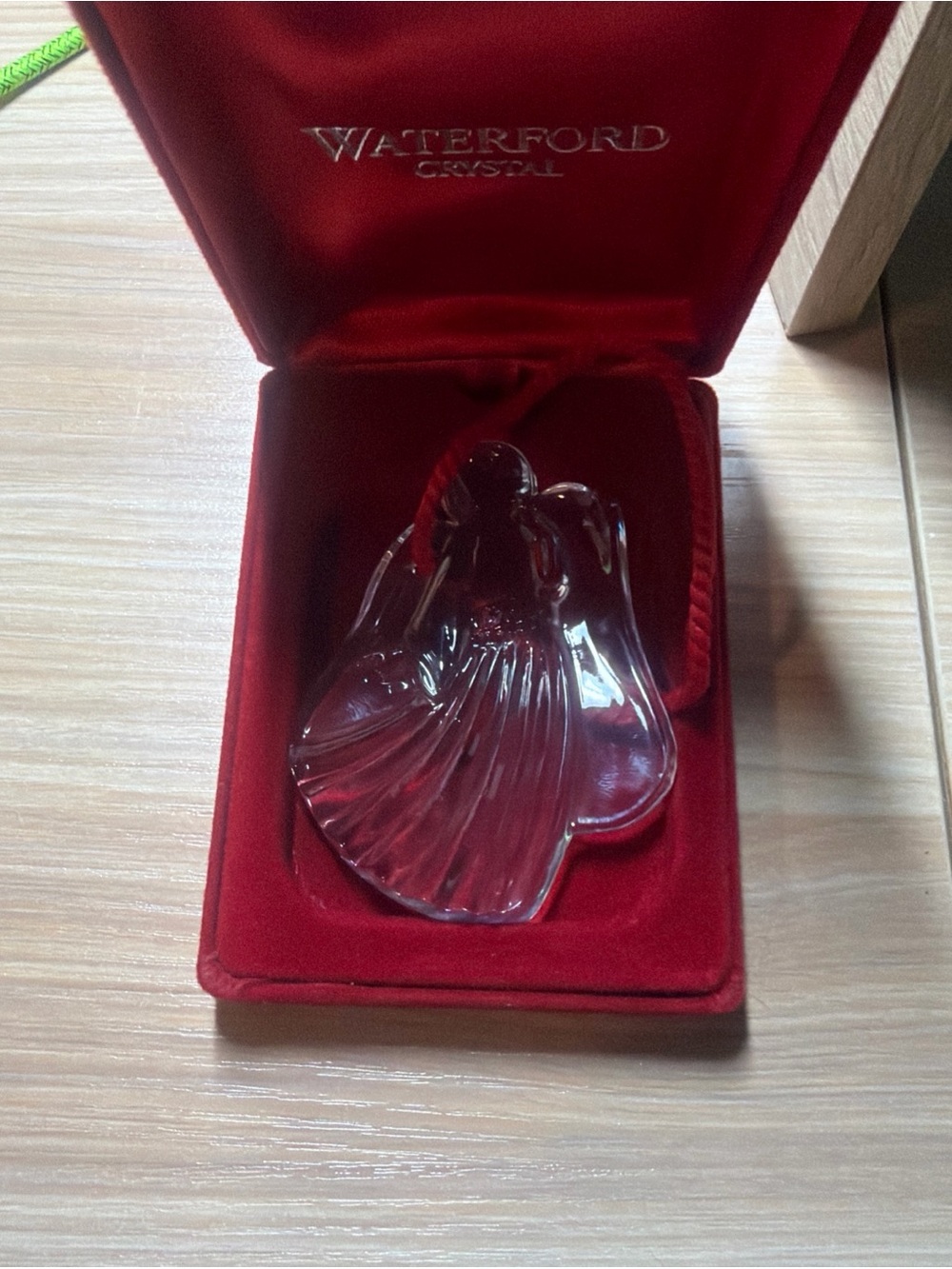 1995 WATERFORD CRYSTAL 1st Edition ANGEL ORNAMENT BOXED IRELAND